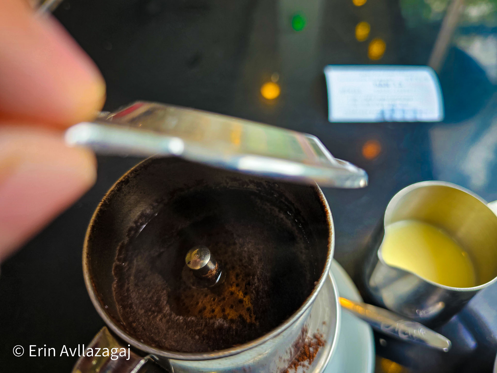 Filter coffee at Ca Phe Mai.
