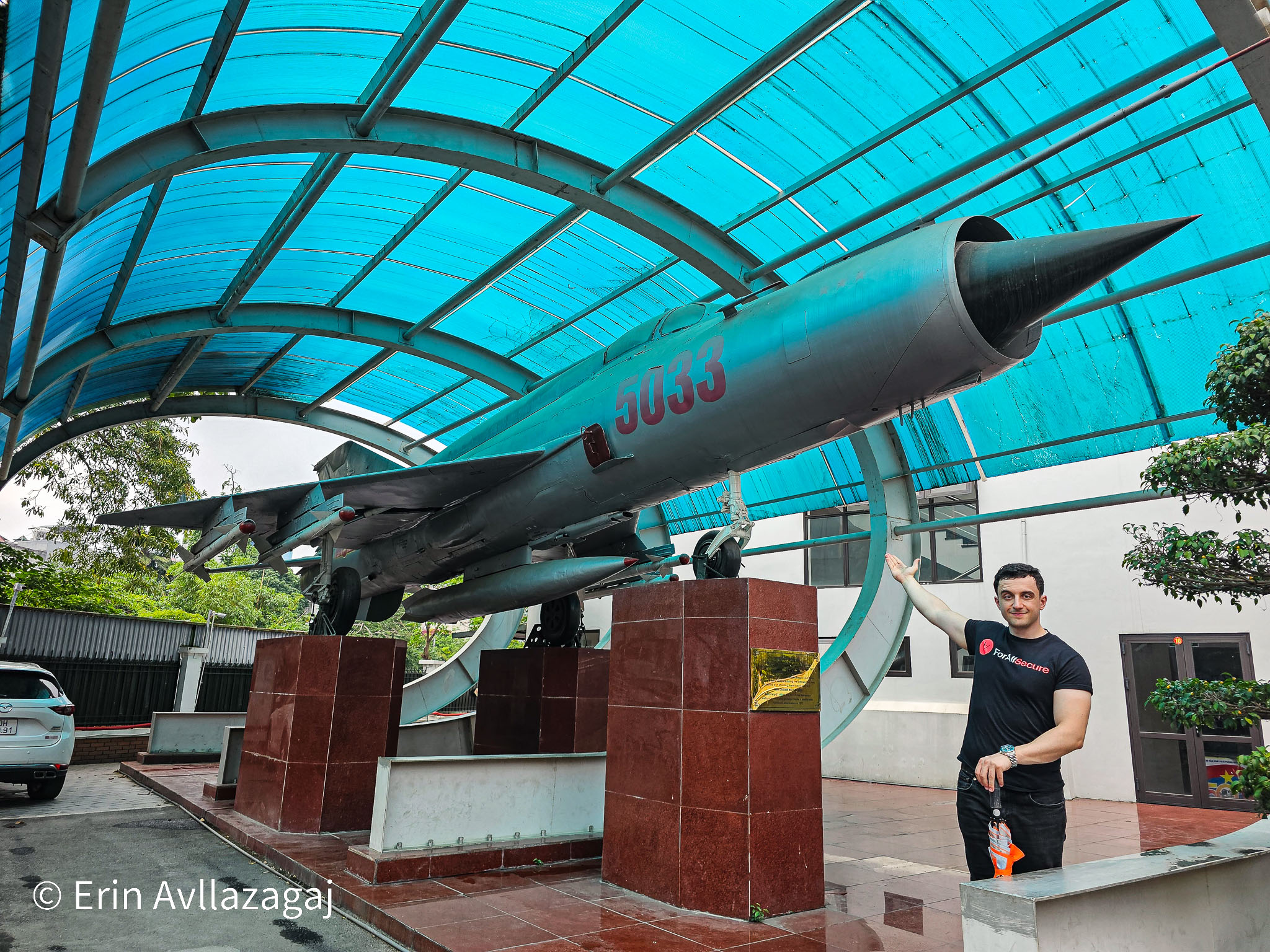 MiG-21 airplane.